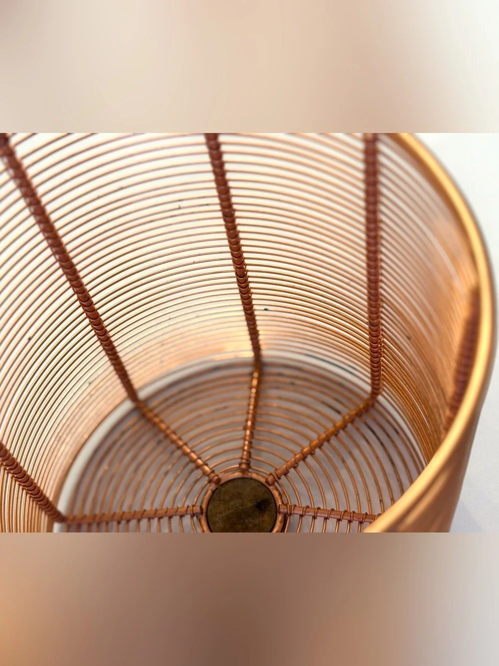 Anthropologie Copper Wire Utensil Holder